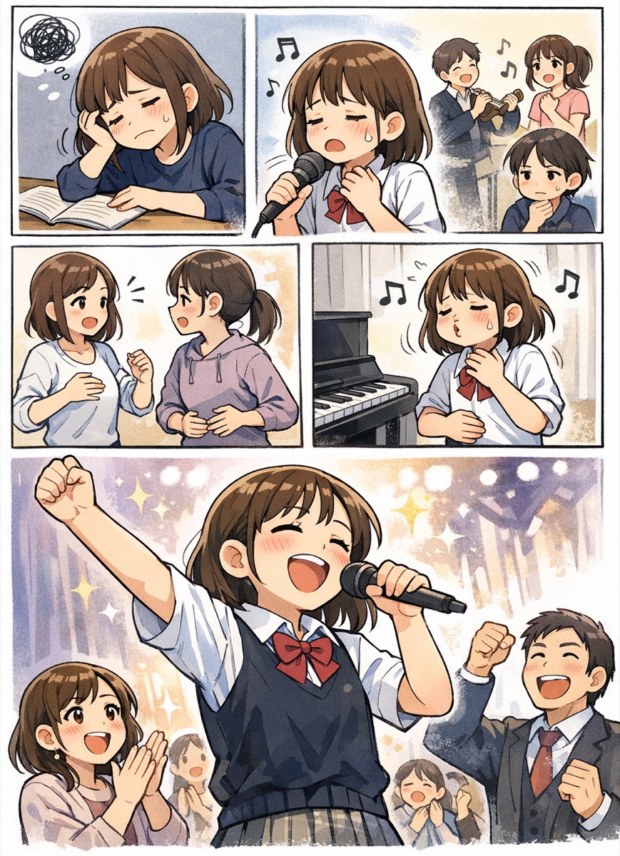 ボイトレ発声練習メニュー7選|効果が出る練習方法と子どもが上手くなるコツを解説