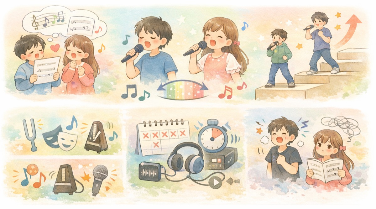 まとめ：ボイトレ練習曲のおすすめは？男性用と女性用。上達のためのポイントも。