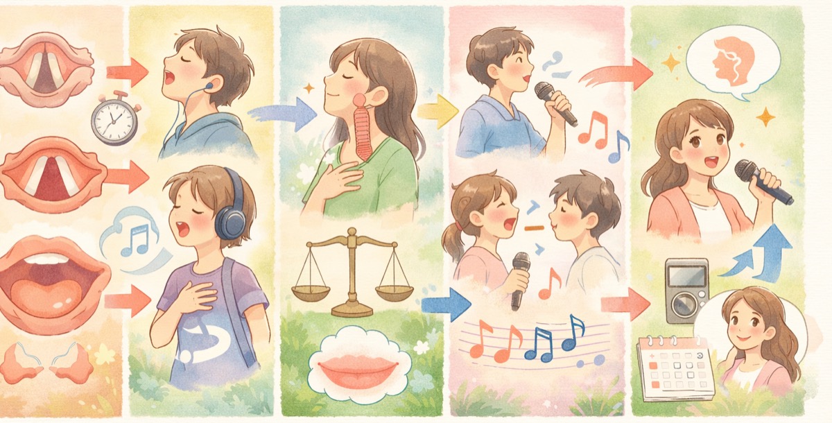 まとめ：ミックスボイスで気持ち悪い声を治したい。トレーニング方法と解決法は？