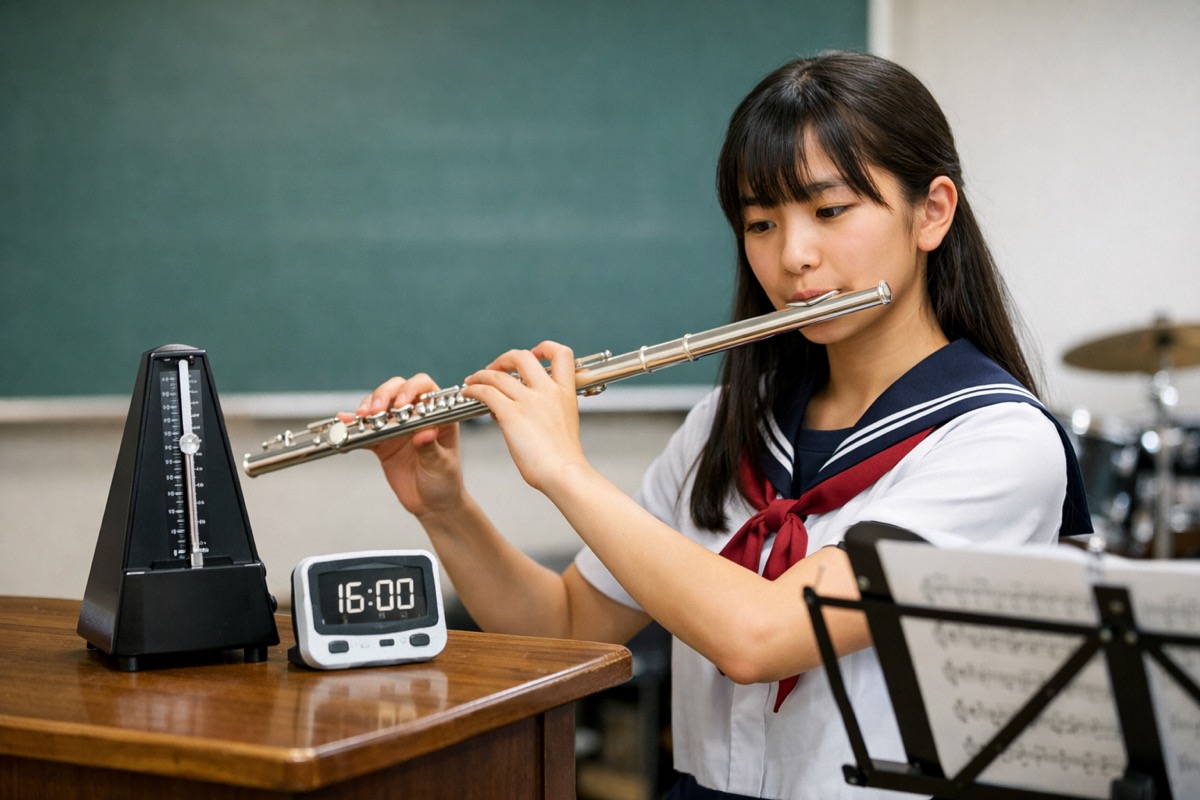 フルートのロングトーンは何秒続ければいいのか｜BPM60で16拍を目指す効果的な練習時間の目安