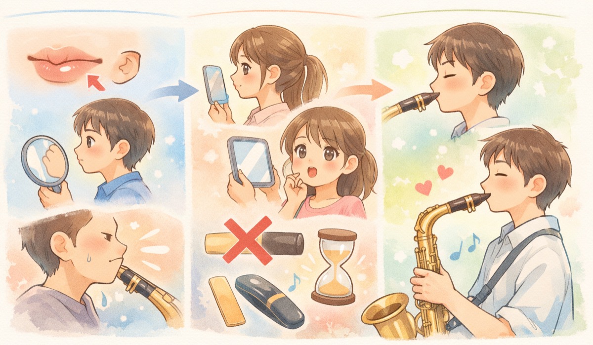 まとめ：サックスのアンブシュアで息漏れが起きる原因と今すぐ直せる改善策