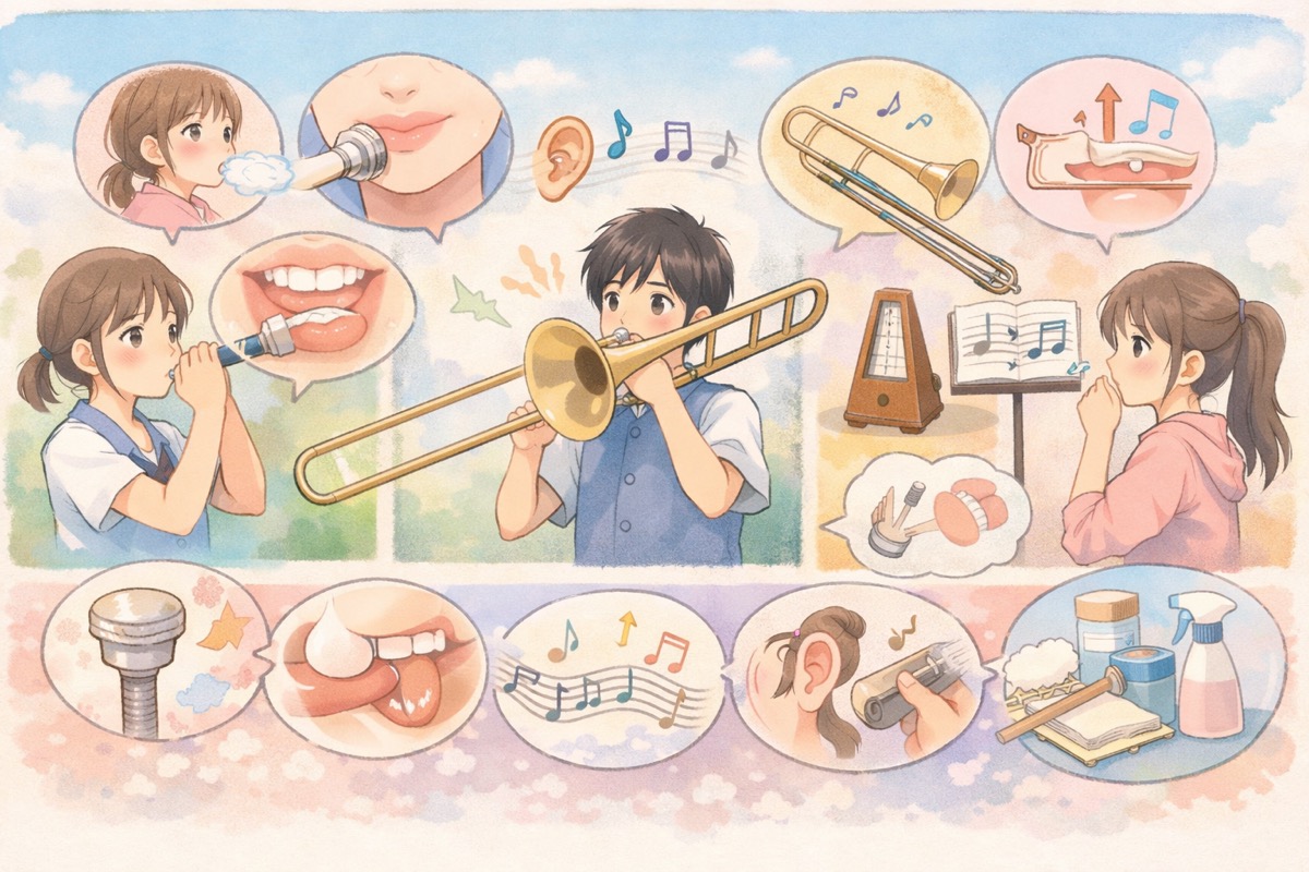 トロンボーンを上手く吹くコツ｜息・スライド・アンブシュアの使い方で音が劇的に変わる理由